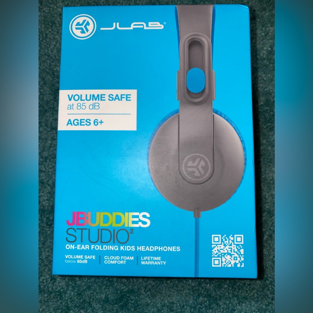 JBuddies Studio Kids Headphones - Gray and Blue!